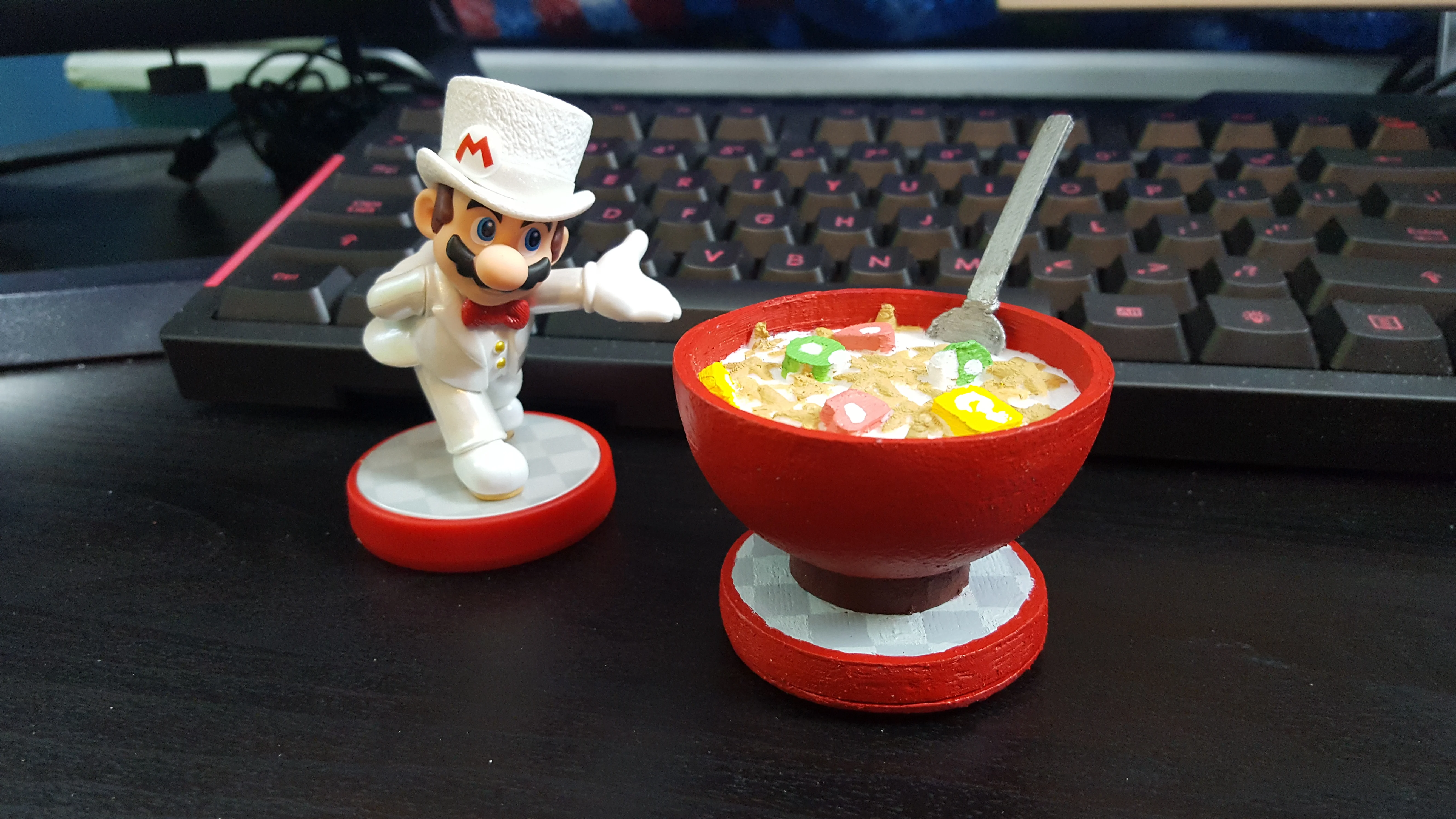 Custom amiibo - Super Mario Cereal