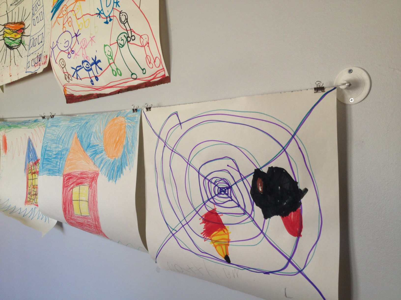 Kid's Art Gallery Wall Post