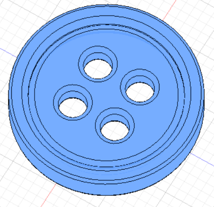 Standard Clothing Button