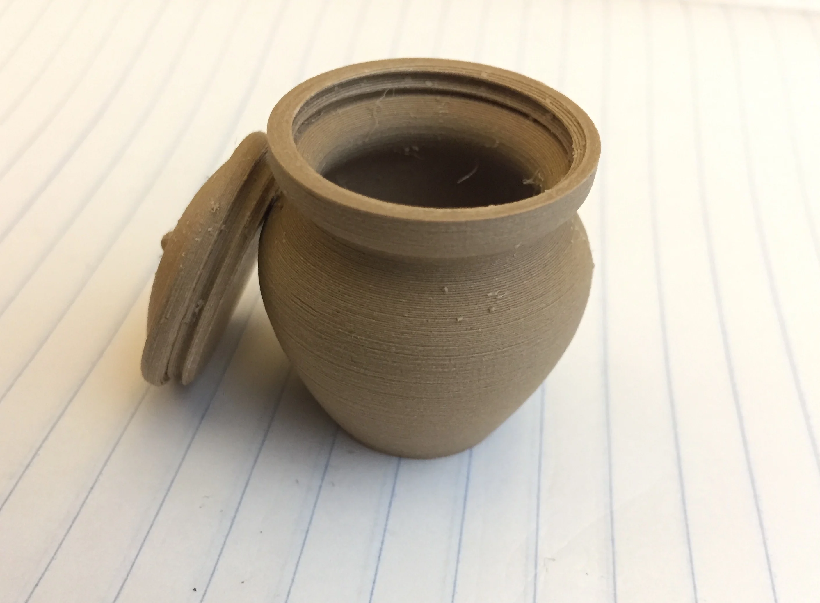 Urn With Screw-On Lid