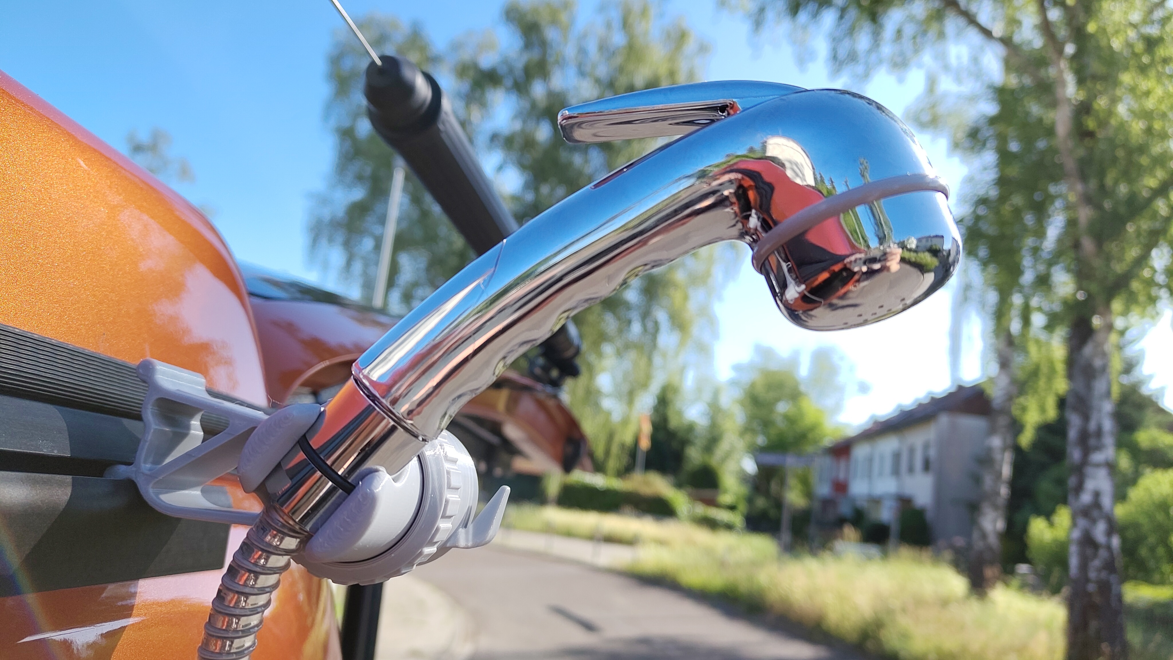 Außendusche am Ford Nugget Custom Keder (7mm)