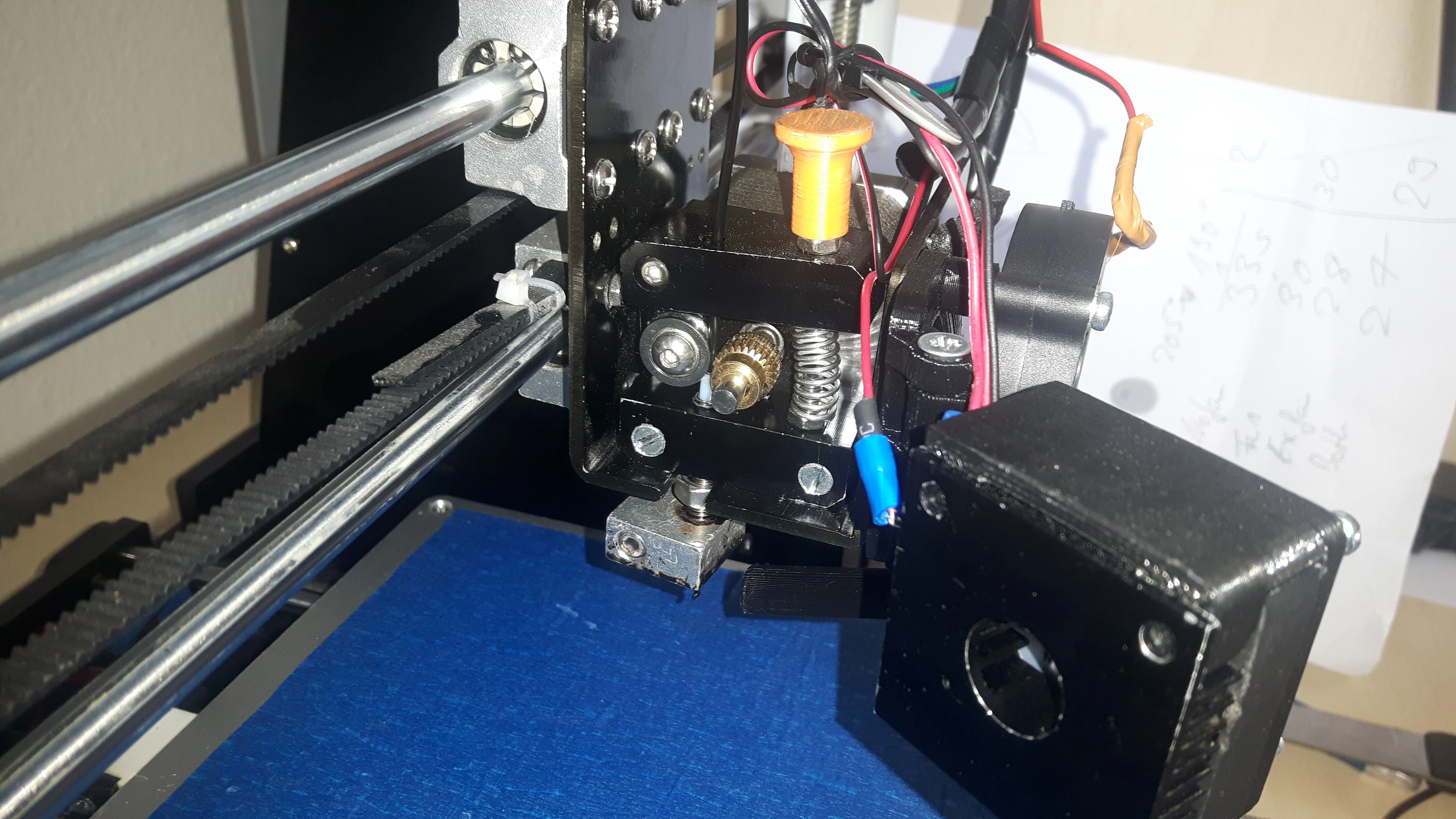 Anet A8 Extruder Fan Modification (remix with switch)