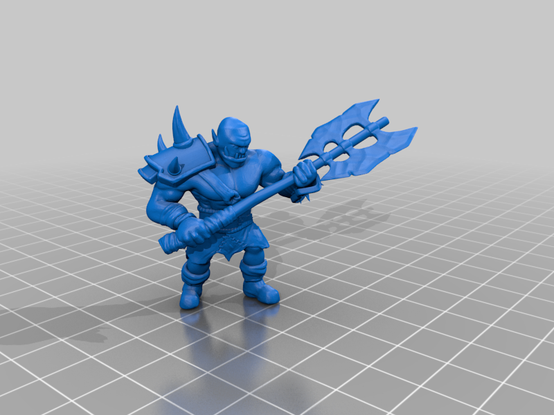 Orc with Battleaxe