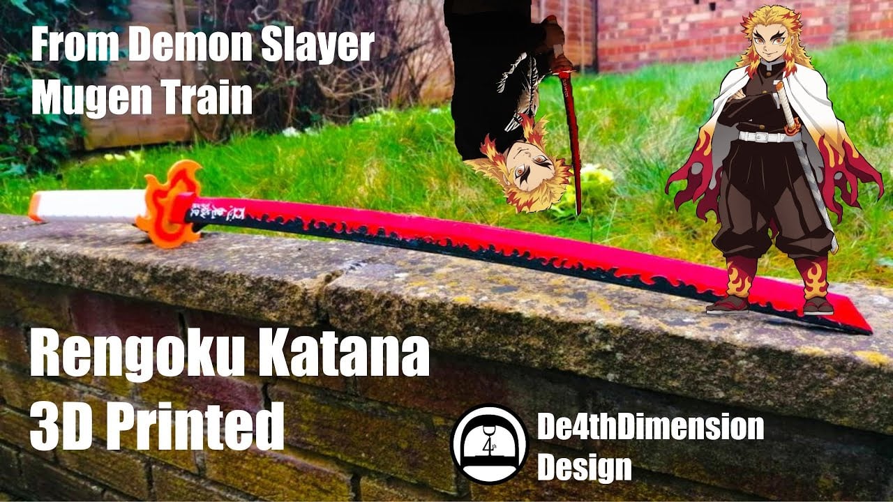 Rengoku Katana  - From Demon Slayer Mugen Train