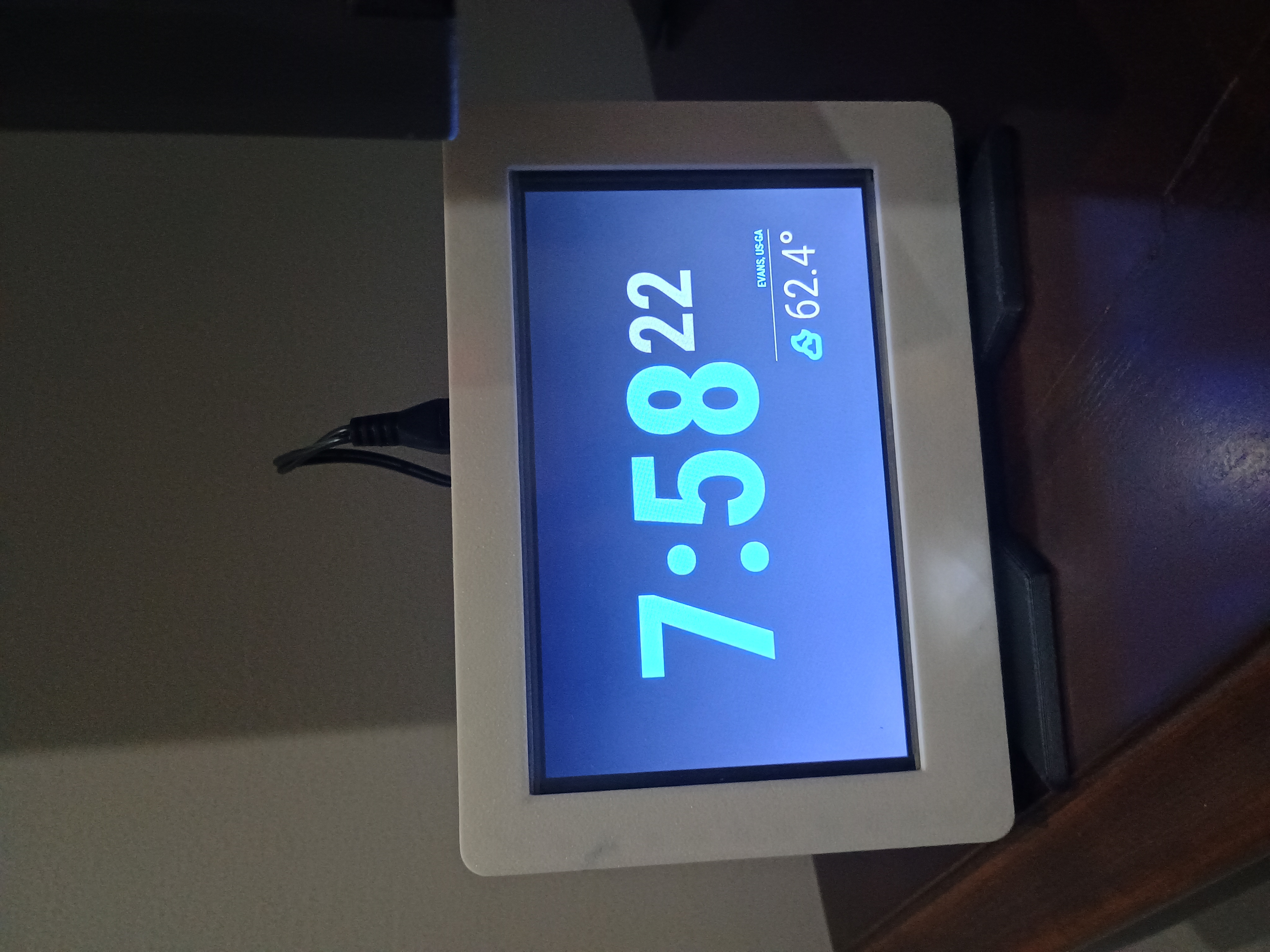 PiClock Snap-on Case for RPi 3B+ and XPT2046 5in LCD