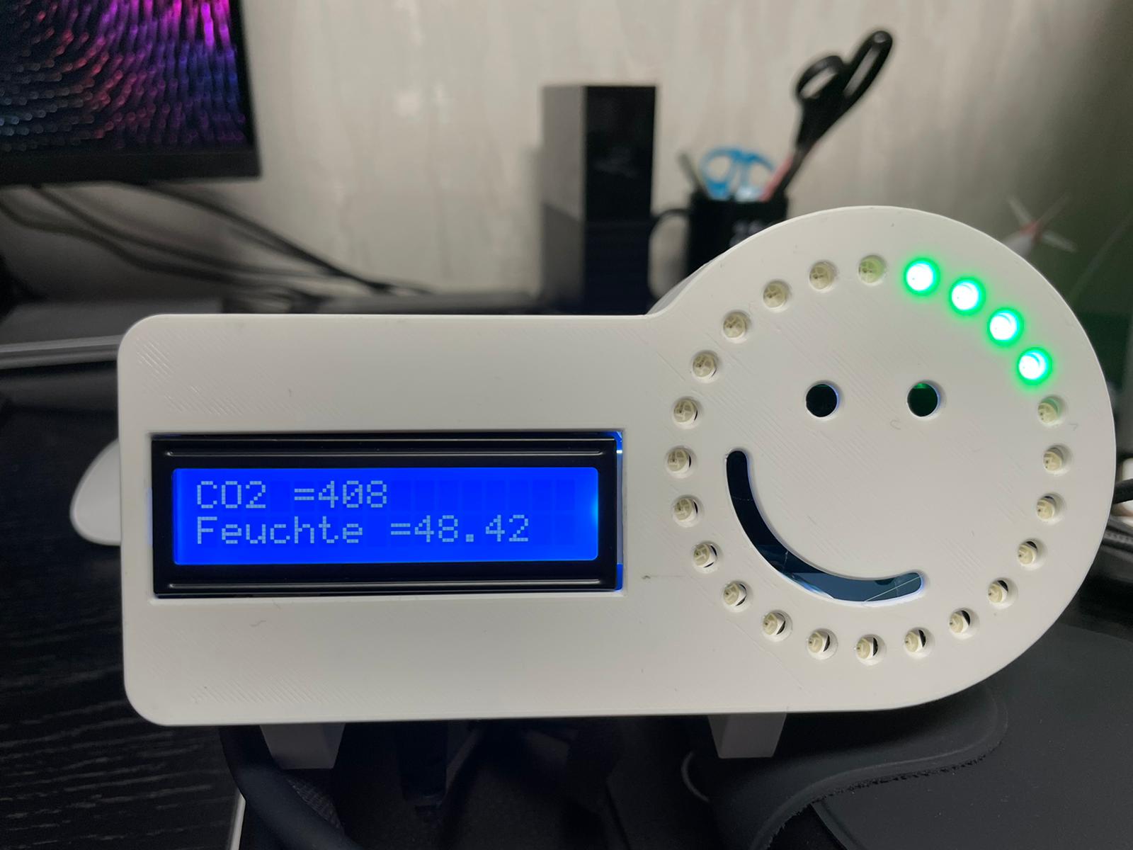 Smiling Case CO2-Ampel