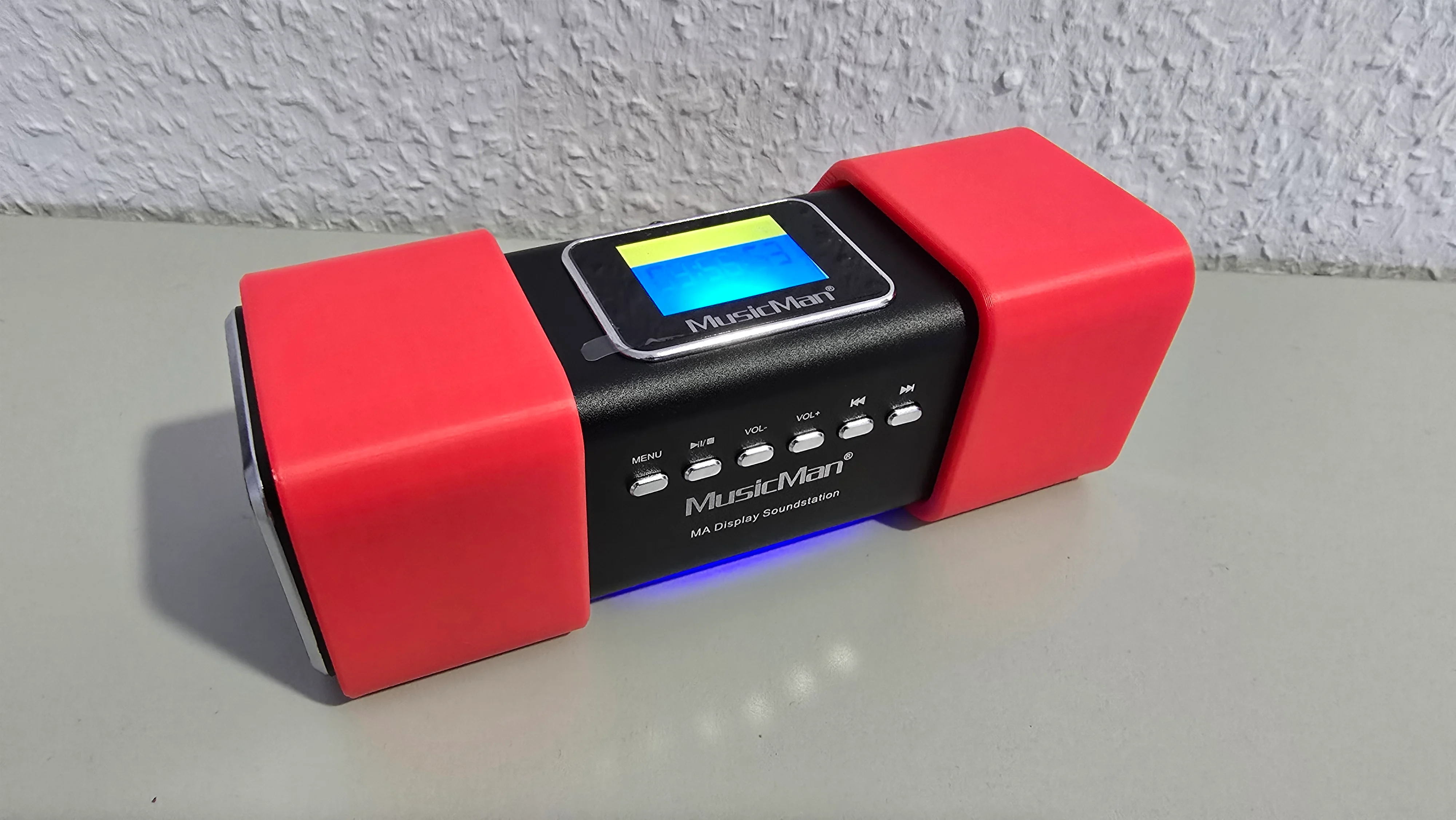 MusicMan Technaxx MA Display Sound Station Cover Abdeckung Schutz
