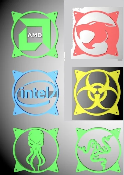 FAN GRILs 120mm Modding PC