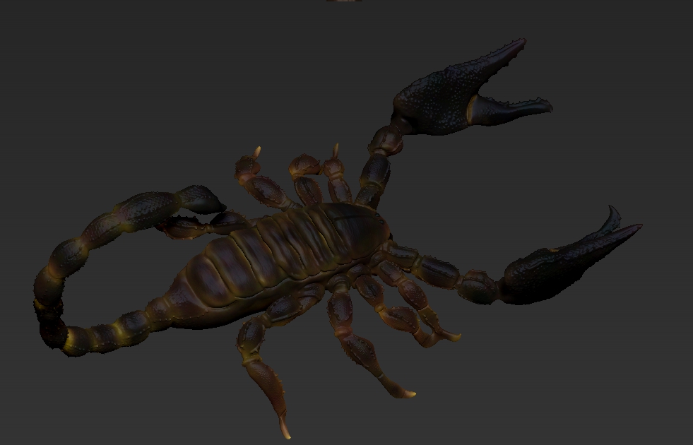zbrush scorpion