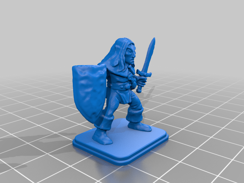 HeroQuest Elf Shield Short Sword
