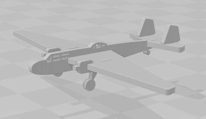 Mitsubishi G3M "Nell" Card Model