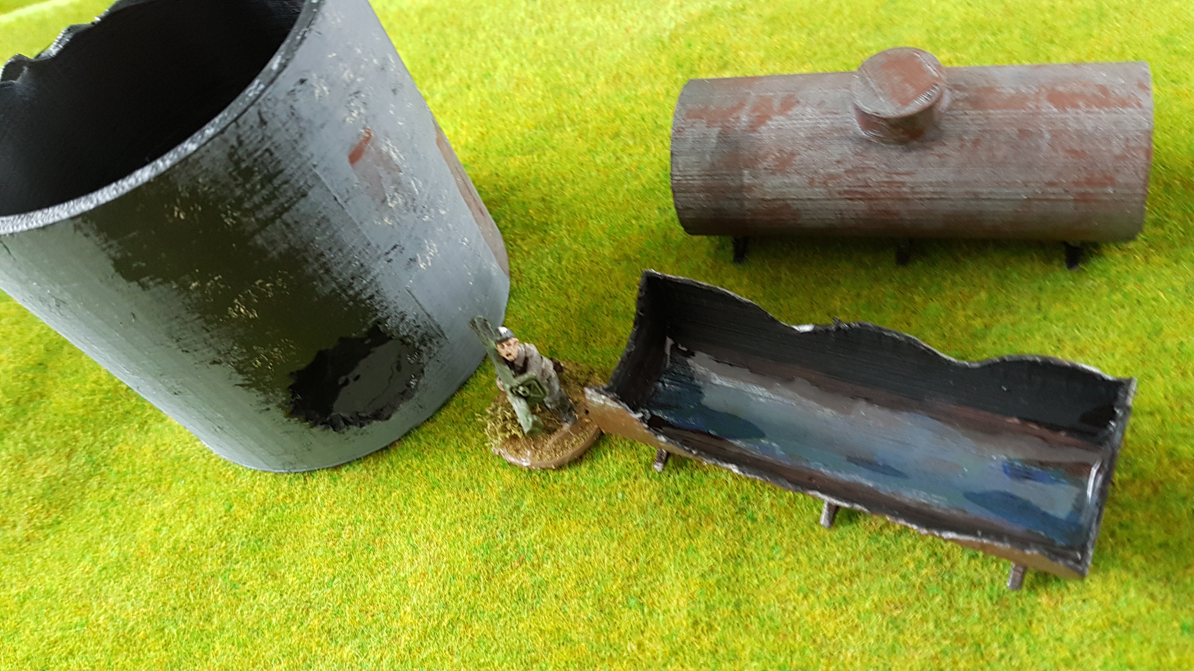 Cistern and oiltank