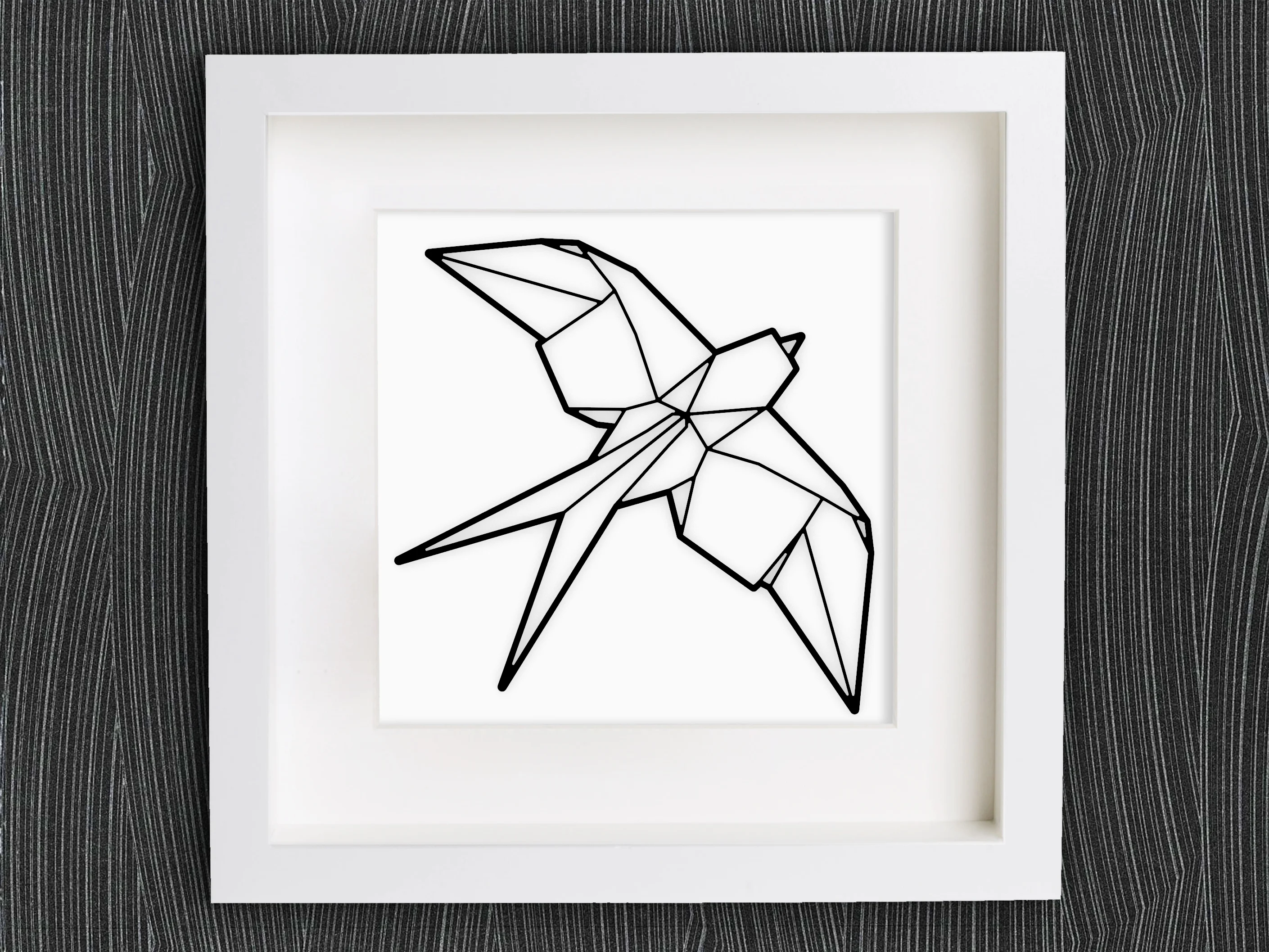 Customizable Origami Swallow