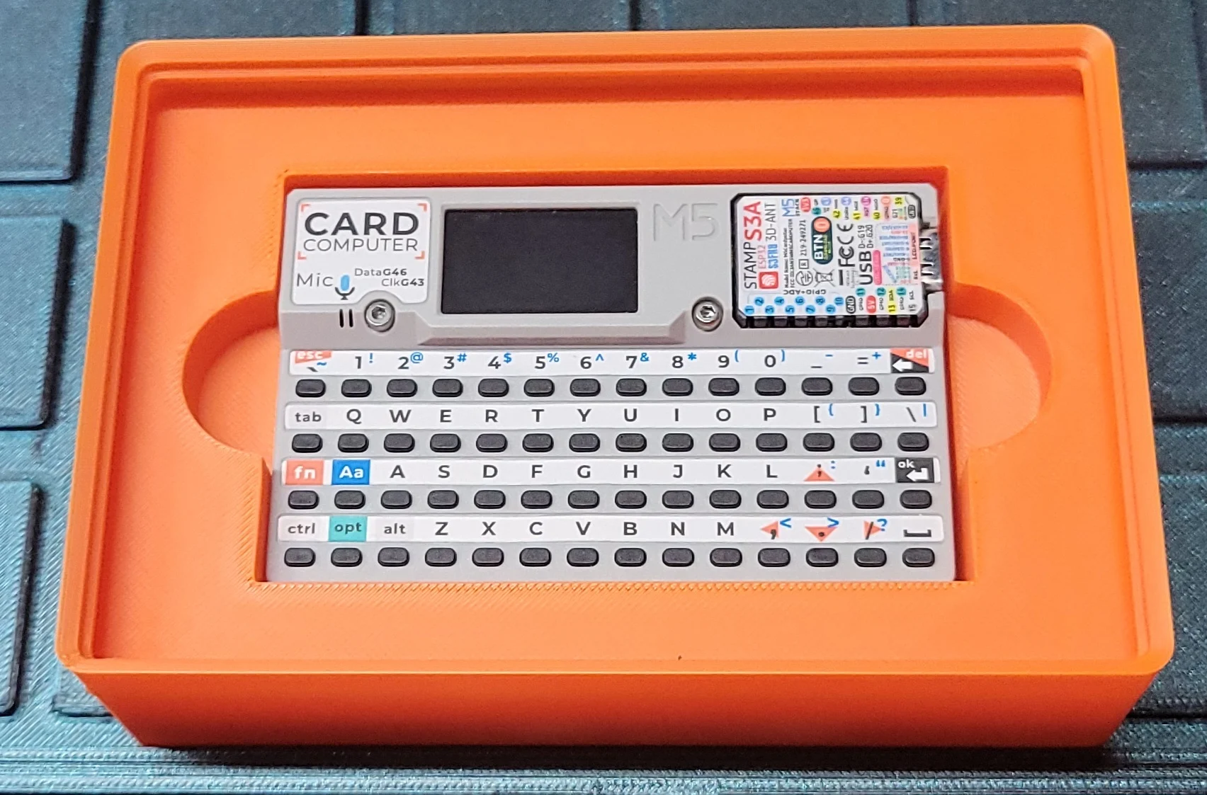 M5Stack CardPuter Insert for Gridfinity