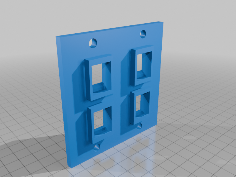 Keystone Insert Plate for DAP Module 10