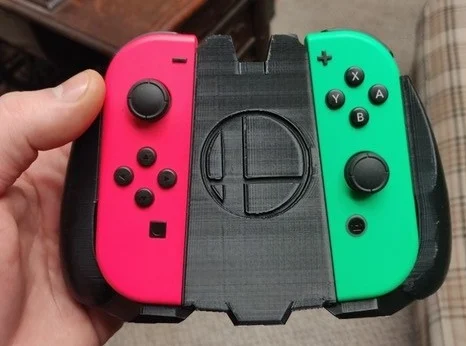 Super Smash Bros. Joycon Controller Grip