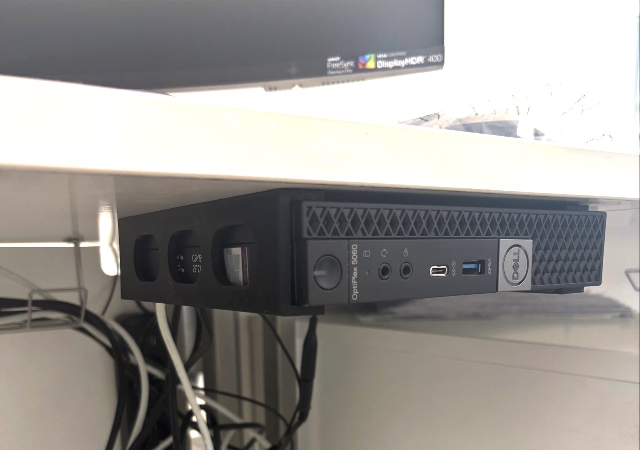 DELL Optiplex micro desk mount