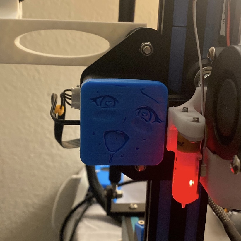 Ender 3 Ahegao x axis cover