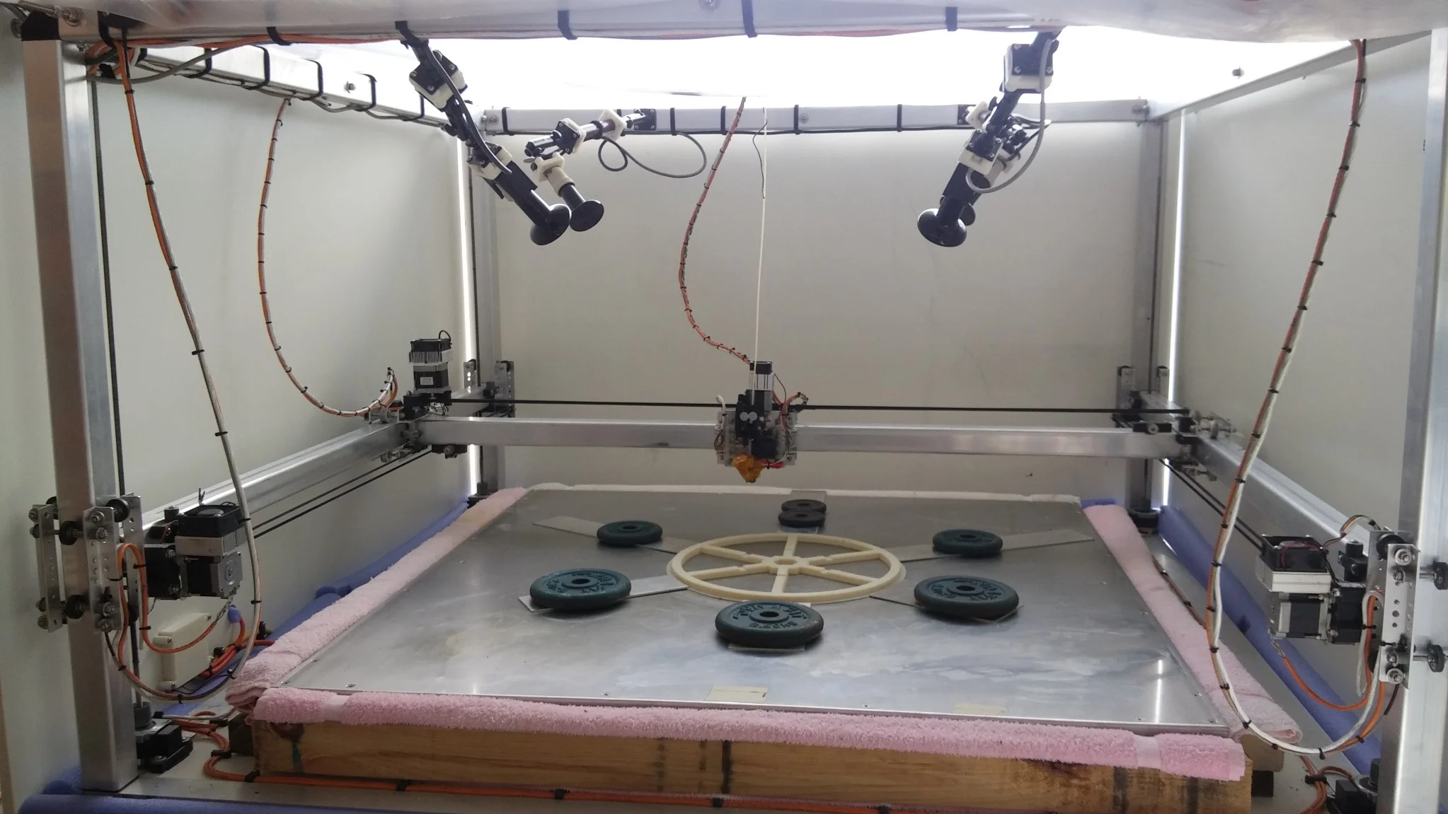 1200 x 1200 Large scale DIY 3D printer - Sub33D v3.07