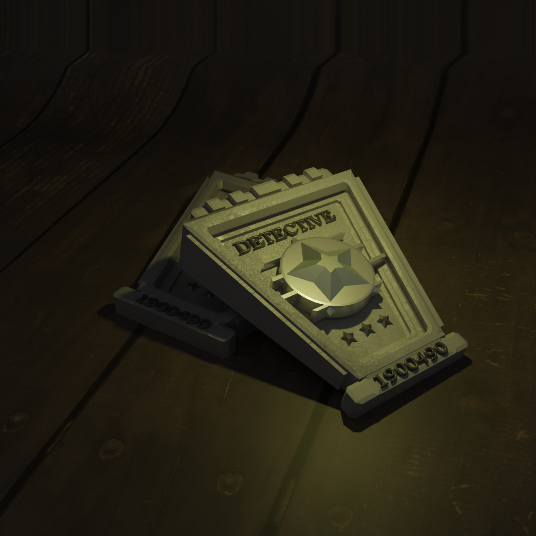 Sci-Fi Detective Badge