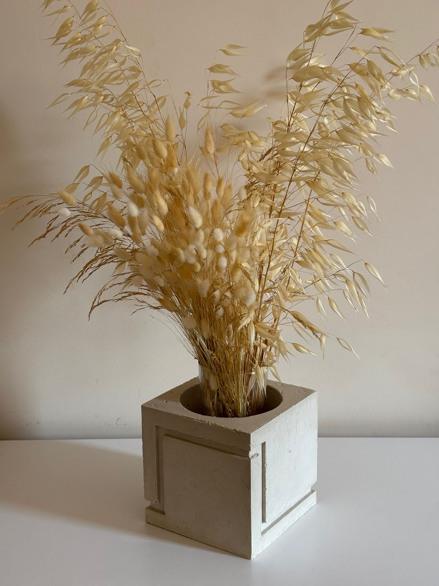 Modular Concrete / Plaster Planter Mold – Geometric Design