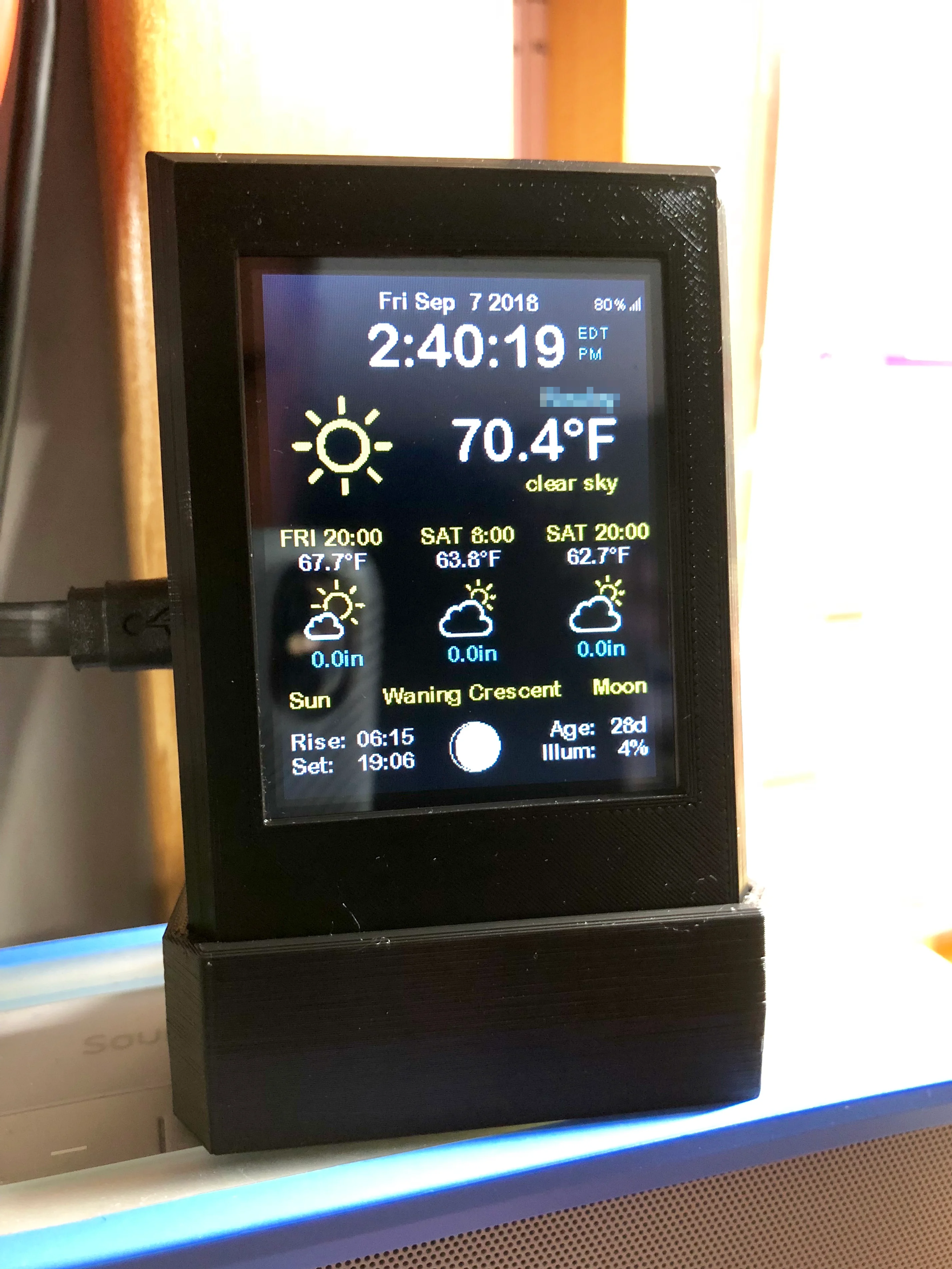 ThingPulse ESP8266 WiFi Color Display Kit Case with Stand