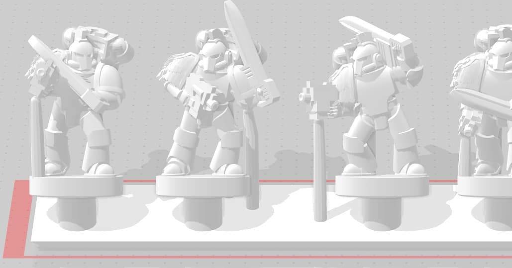 Galactic Crusaders - Plate Armour - Locus Jet Troop - 6-8mm
