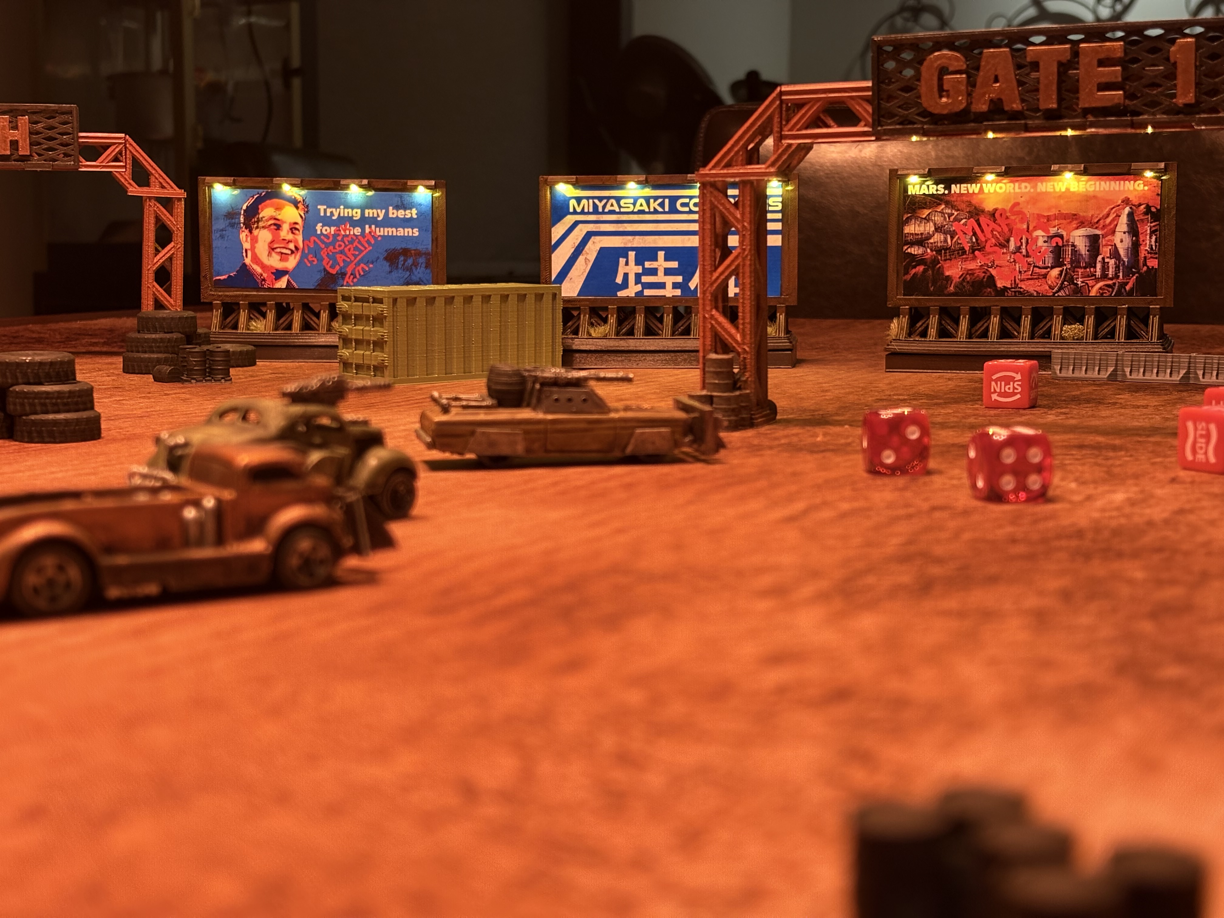 Gaslands Light-Up Billboard Remix