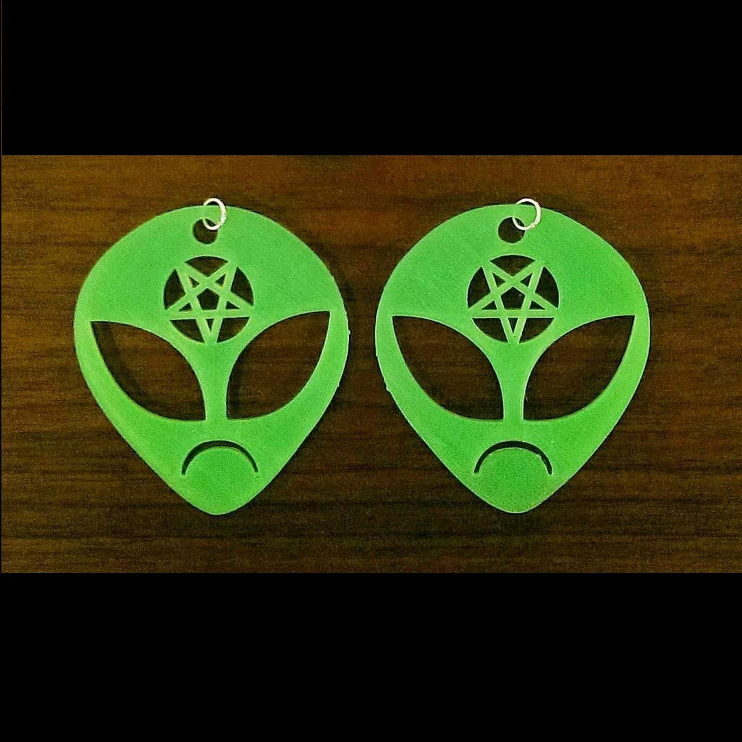 sad girl earrings