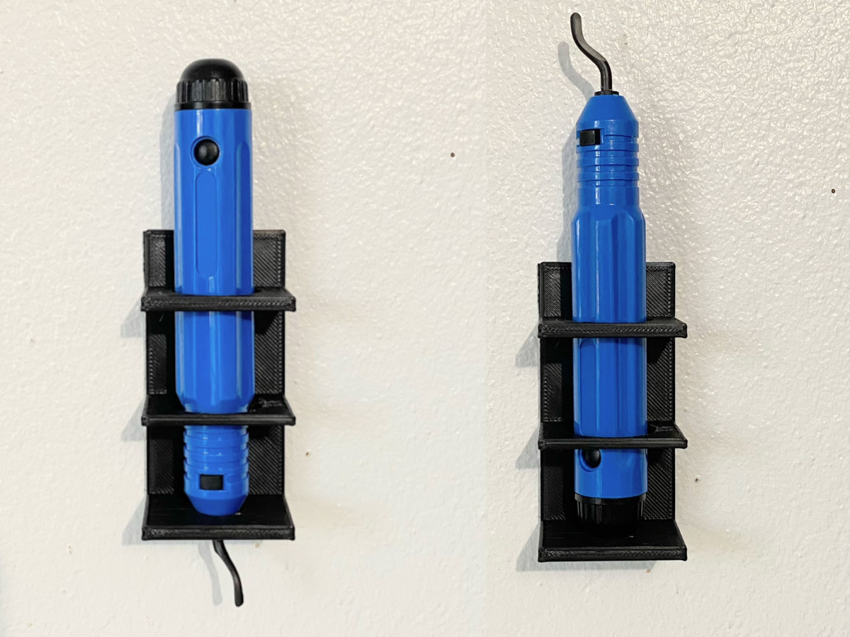 Just Another Deburring Tool Wall Mount (2-way deburring tool with holes and without)