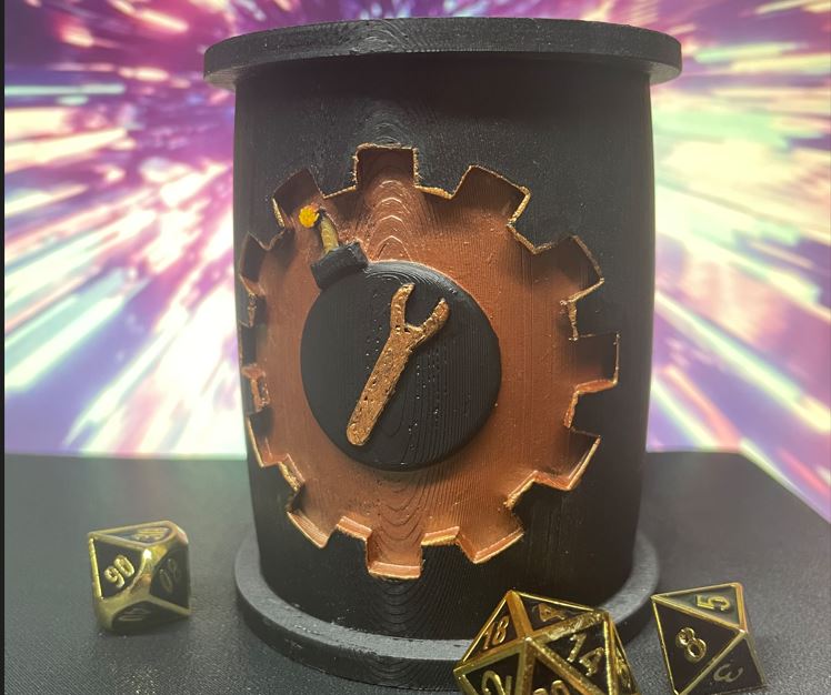 DnD Artificer Dice Cup