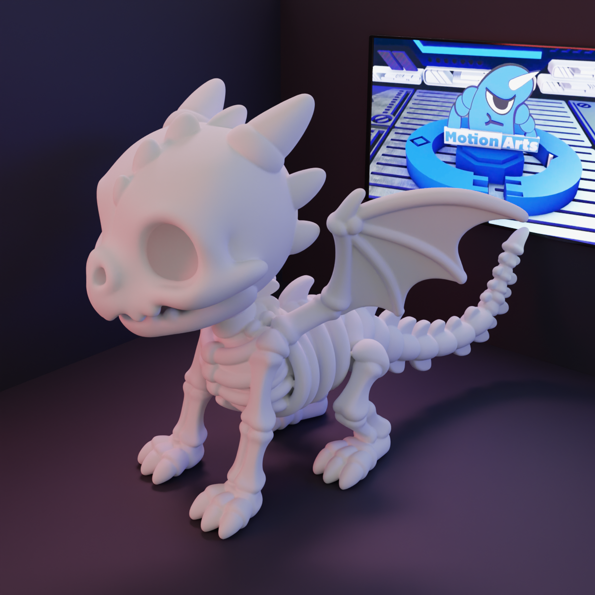 Dragao esqueleto