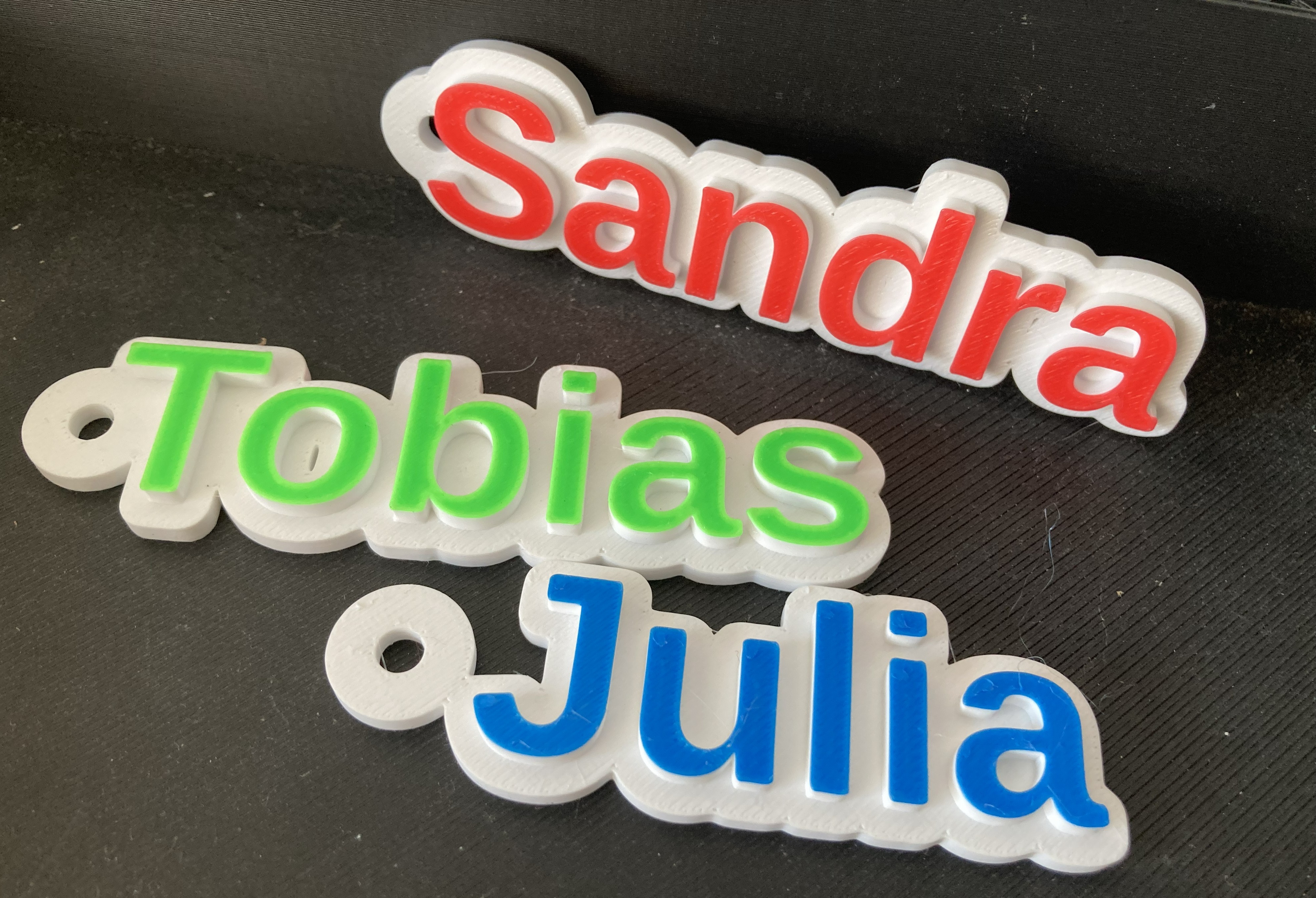 Personalized Name Keychain with Custom Text