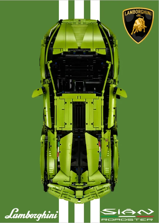 Lego 42115 Lamborghini Sian Wall Mount