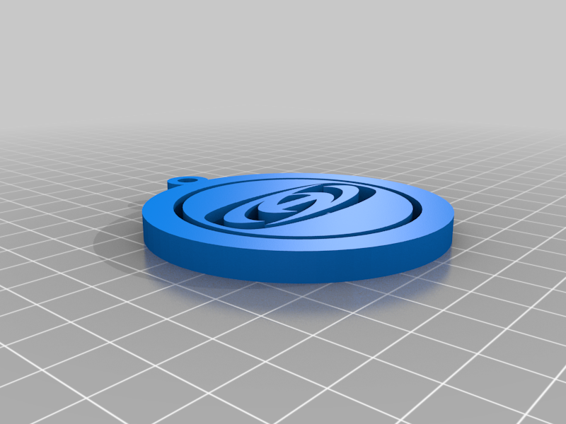 Ateez spinny logo keychain
