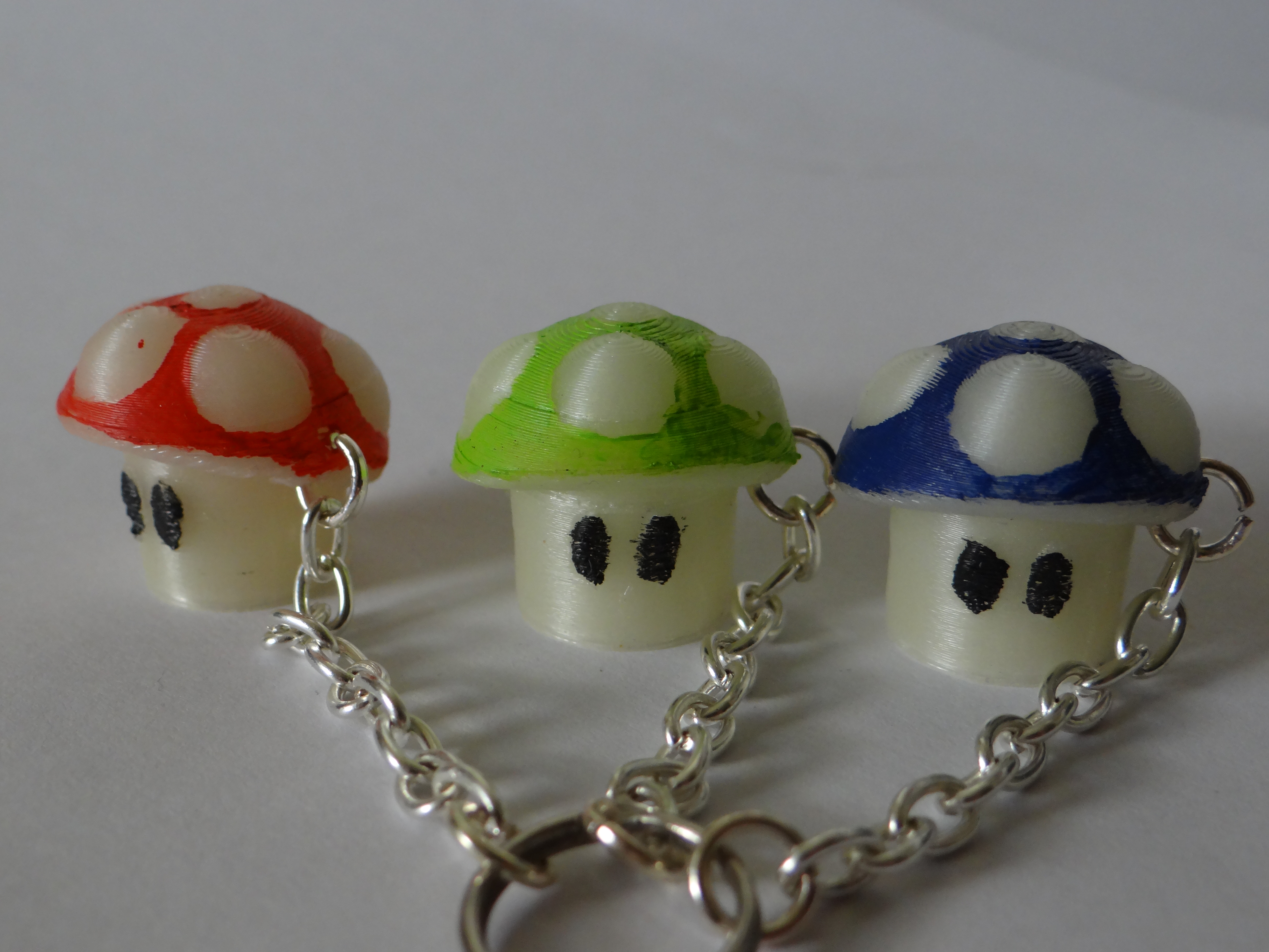 Mushroom Keychains / Champignon porte-clé