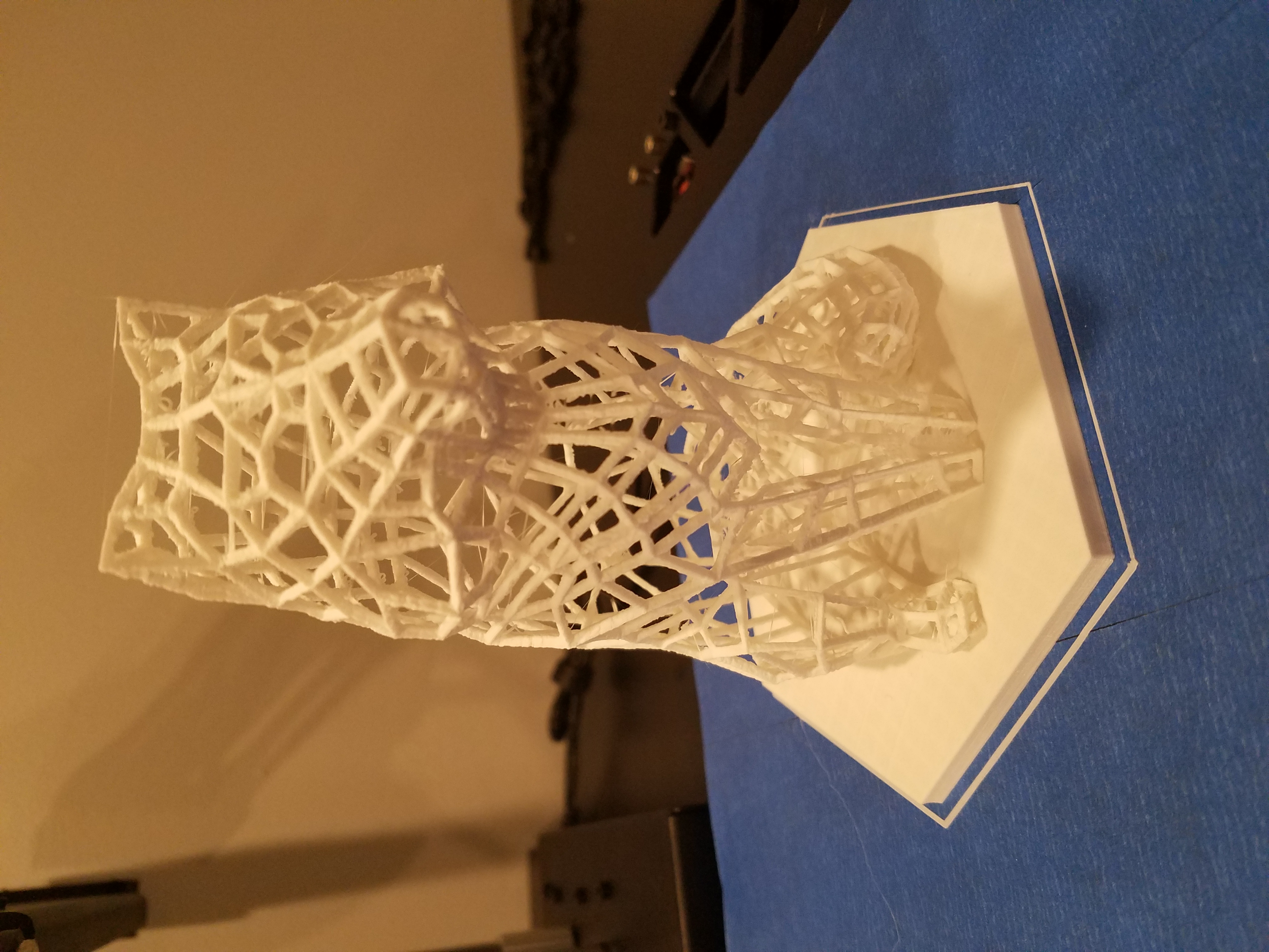 Wireframe wolf
