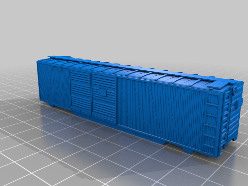 N scale  50' wood side reefer