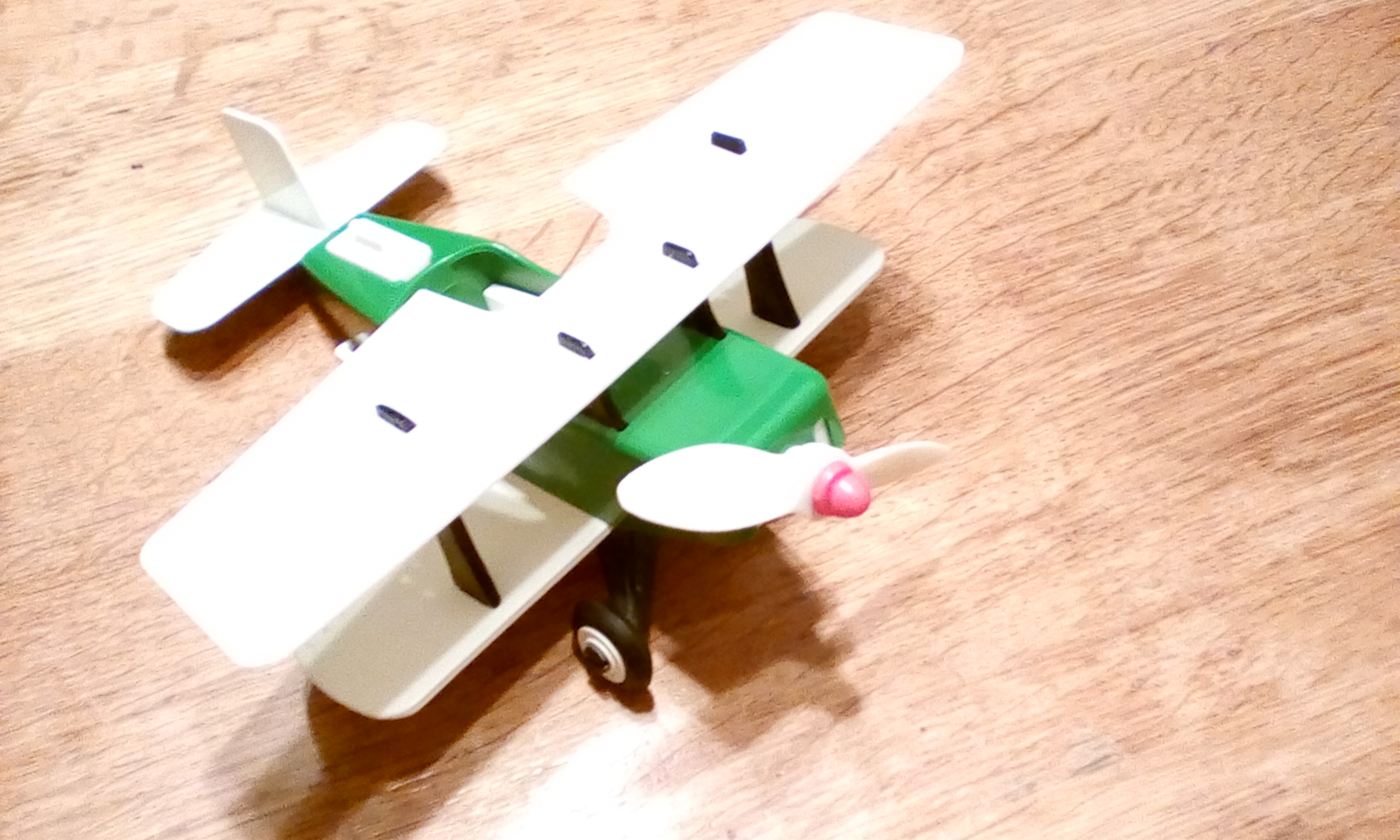 Playmobil Doppeldecker - oberer Flügel, Streben, Koffer