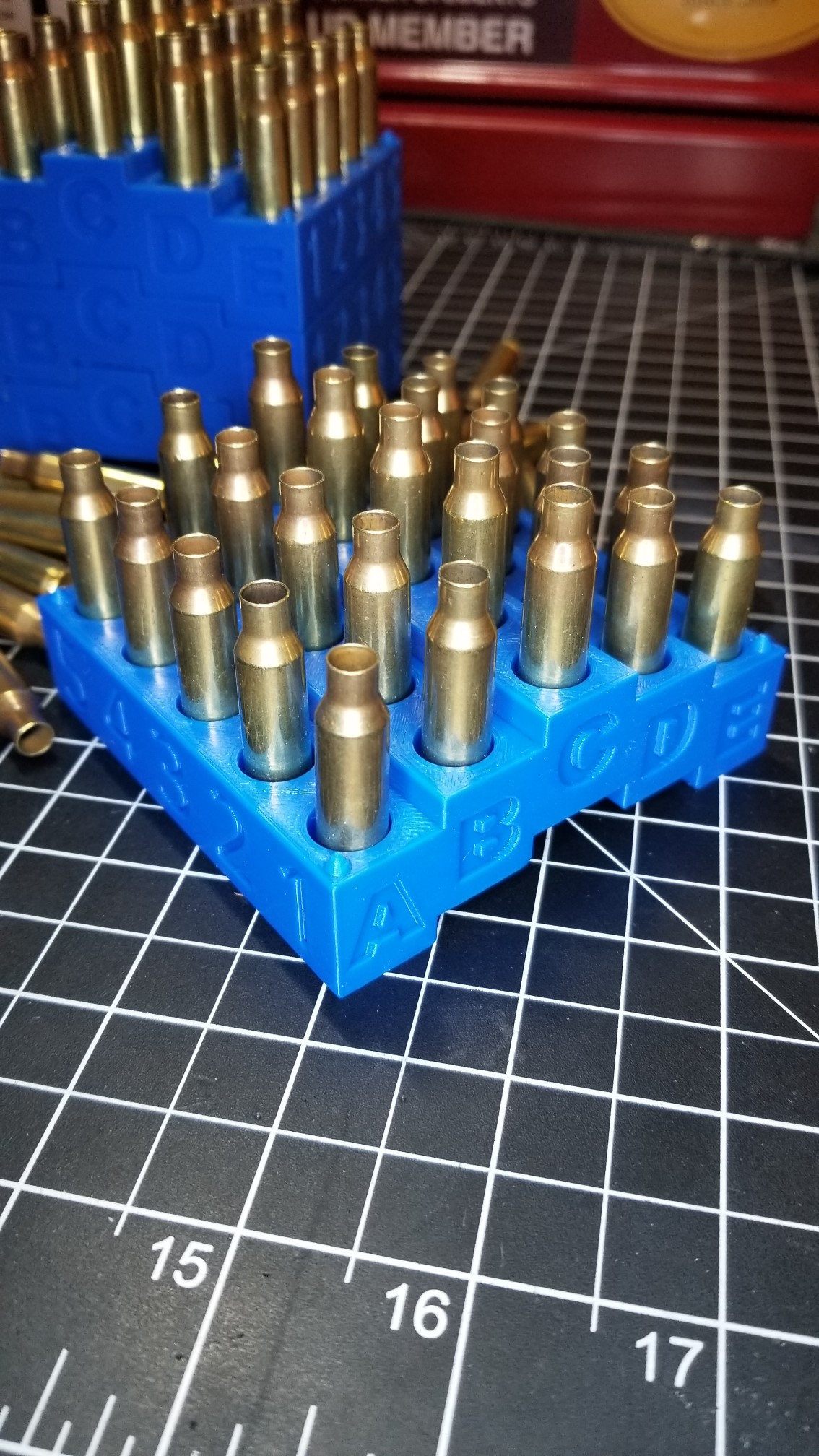Reloading Tray Block Stackable Bridge for .223 .300 Ammo