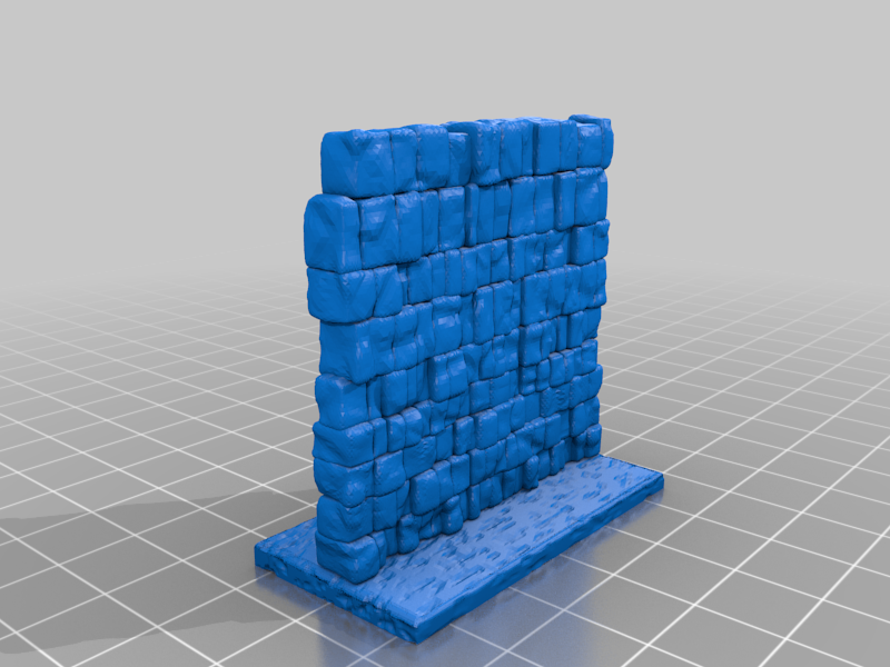 HeroQuest wall 1x2 - for two spaces