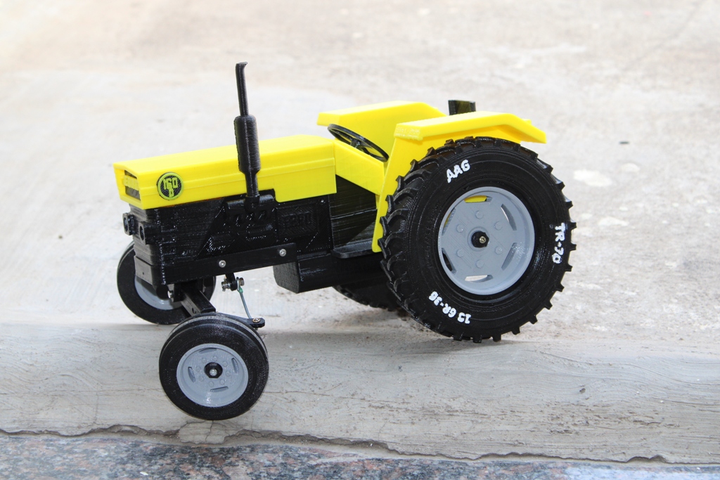 Open RC Tractor Silencer