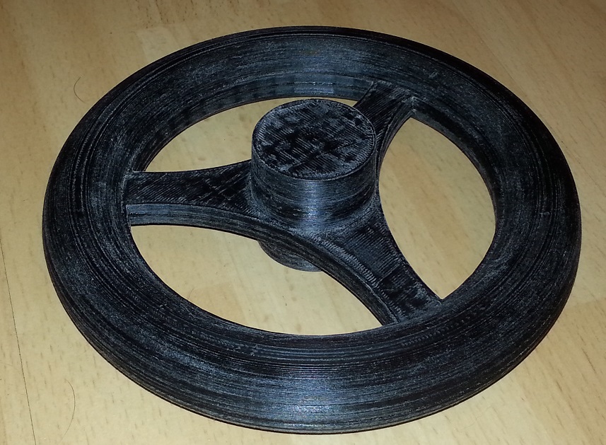 6" handwheel - 2 part pattern for sand casting