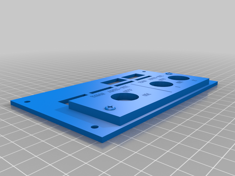 737MAX / NG overhead panel. 3D printable