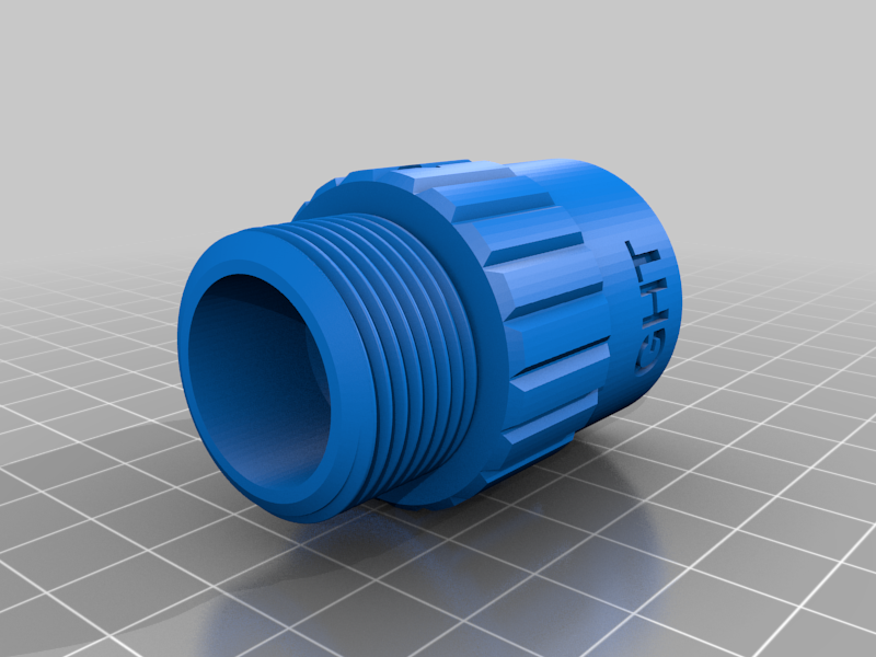 3/4" BSP to GHT (Garden Hose Thread)