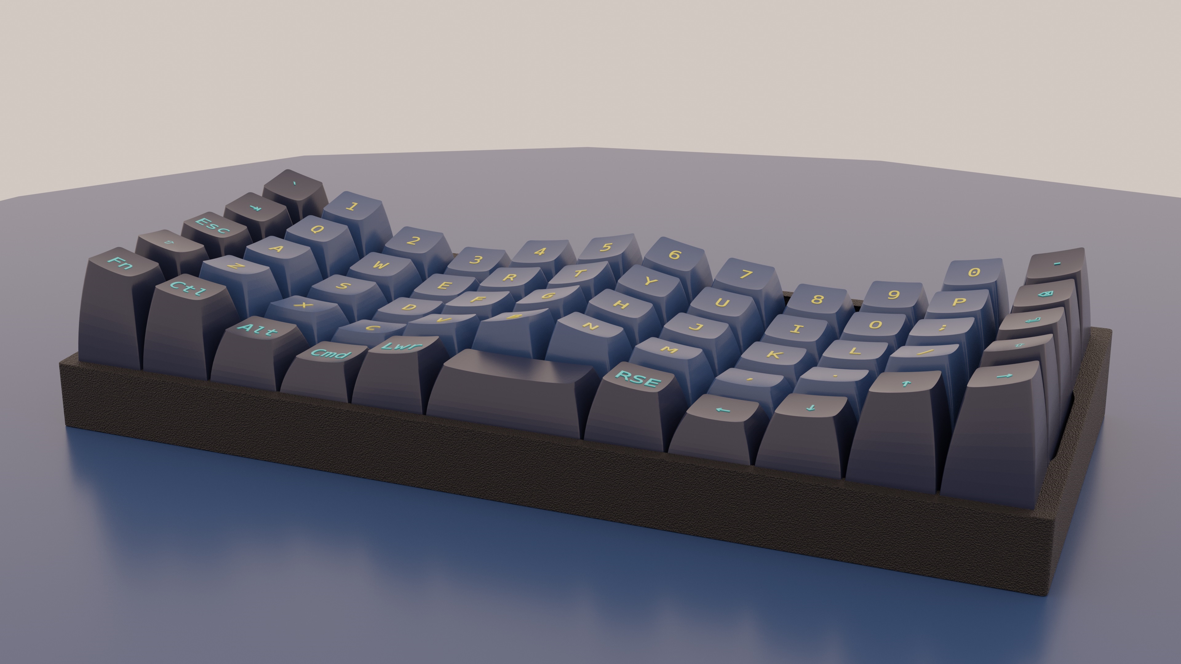 Retrofit Preonic Ergonomic Keycaps