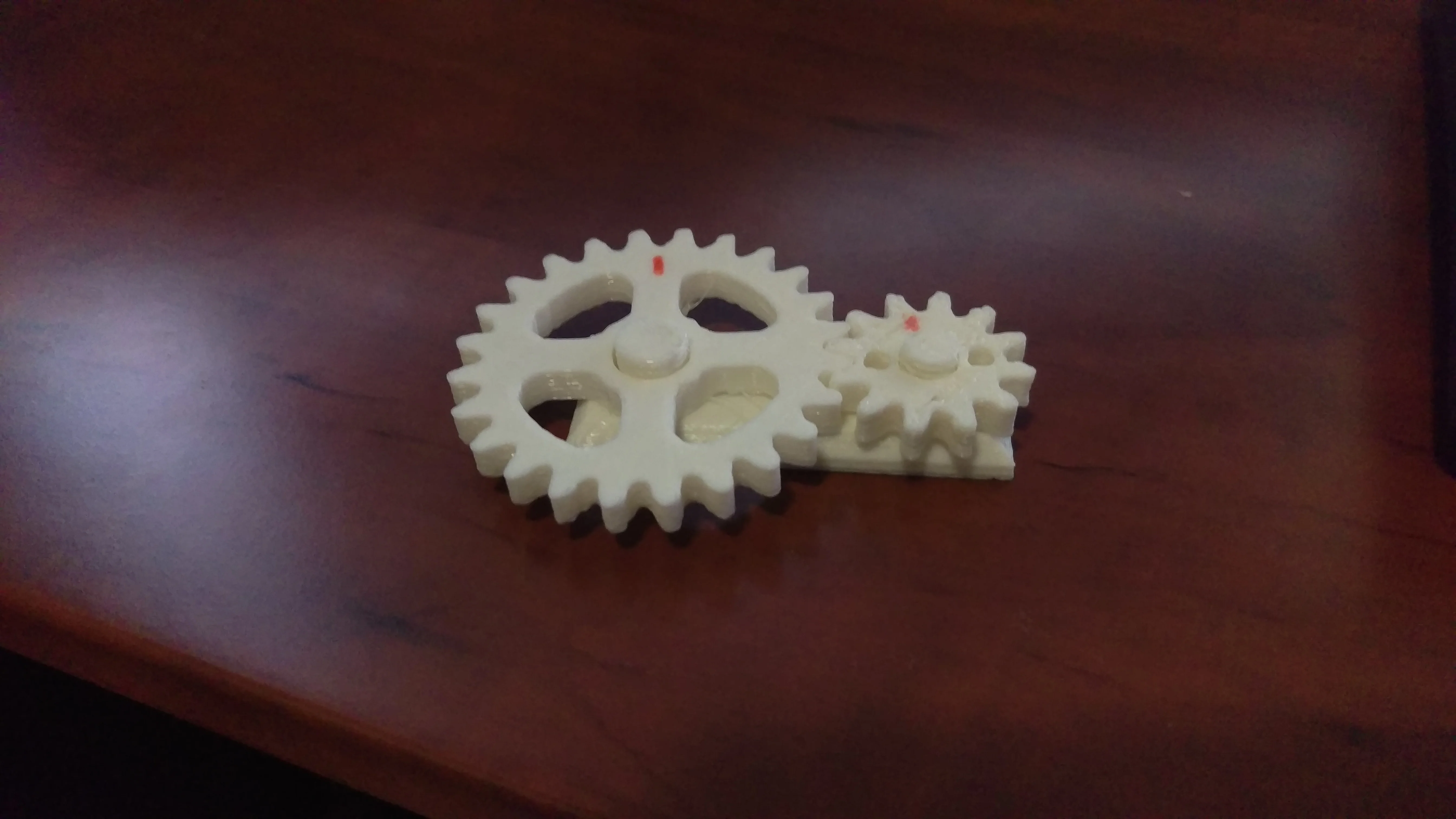 SIMPLE TO PRINT: Sample Gear Ratio 2:1 Example