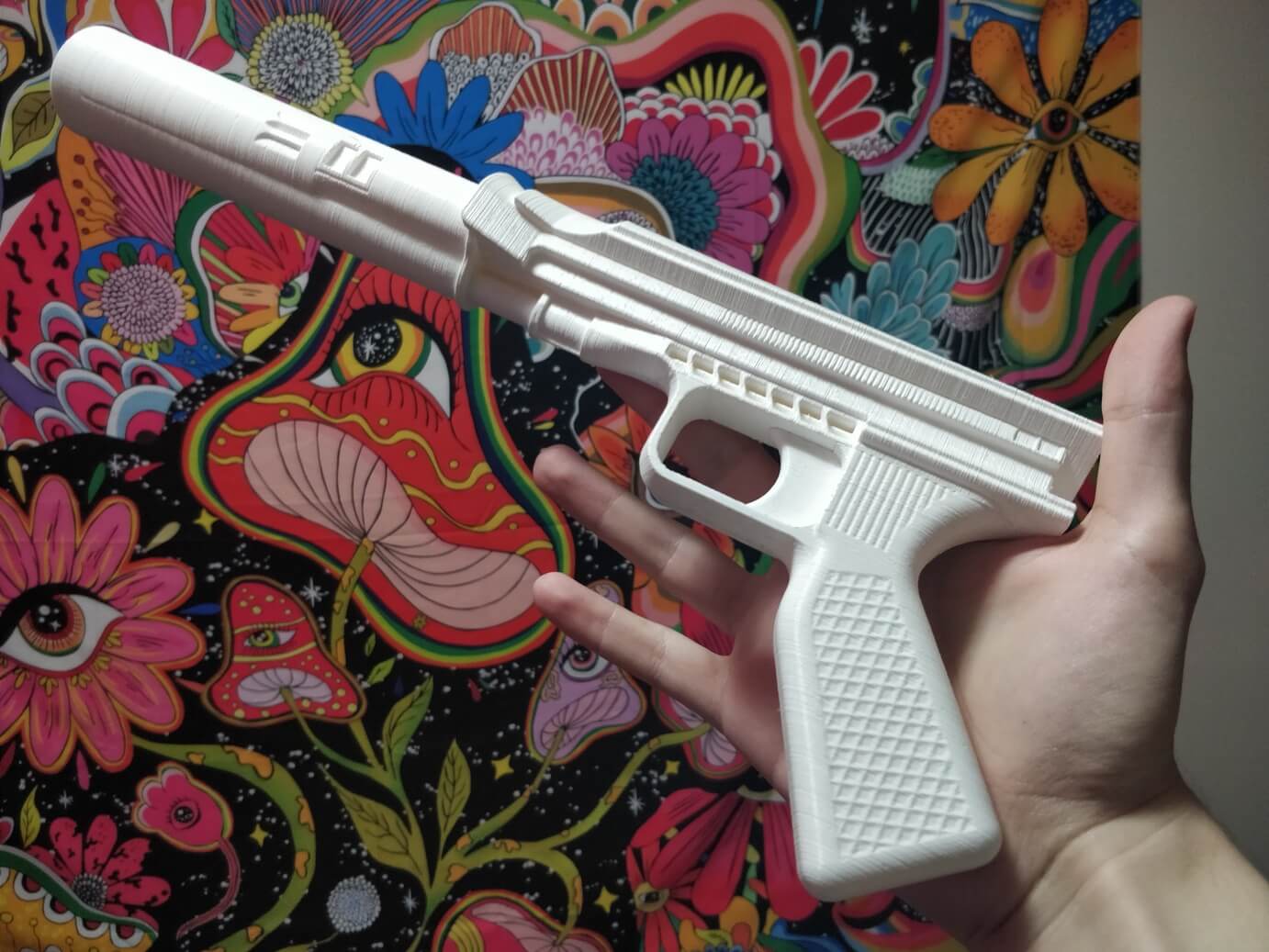 Futuristic AI Designed Pistol