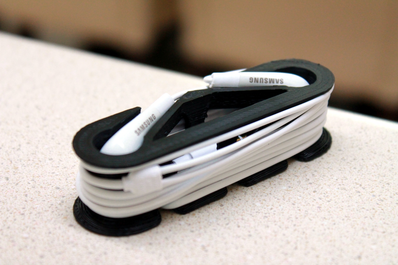 Earphones Holder - Samsung White type