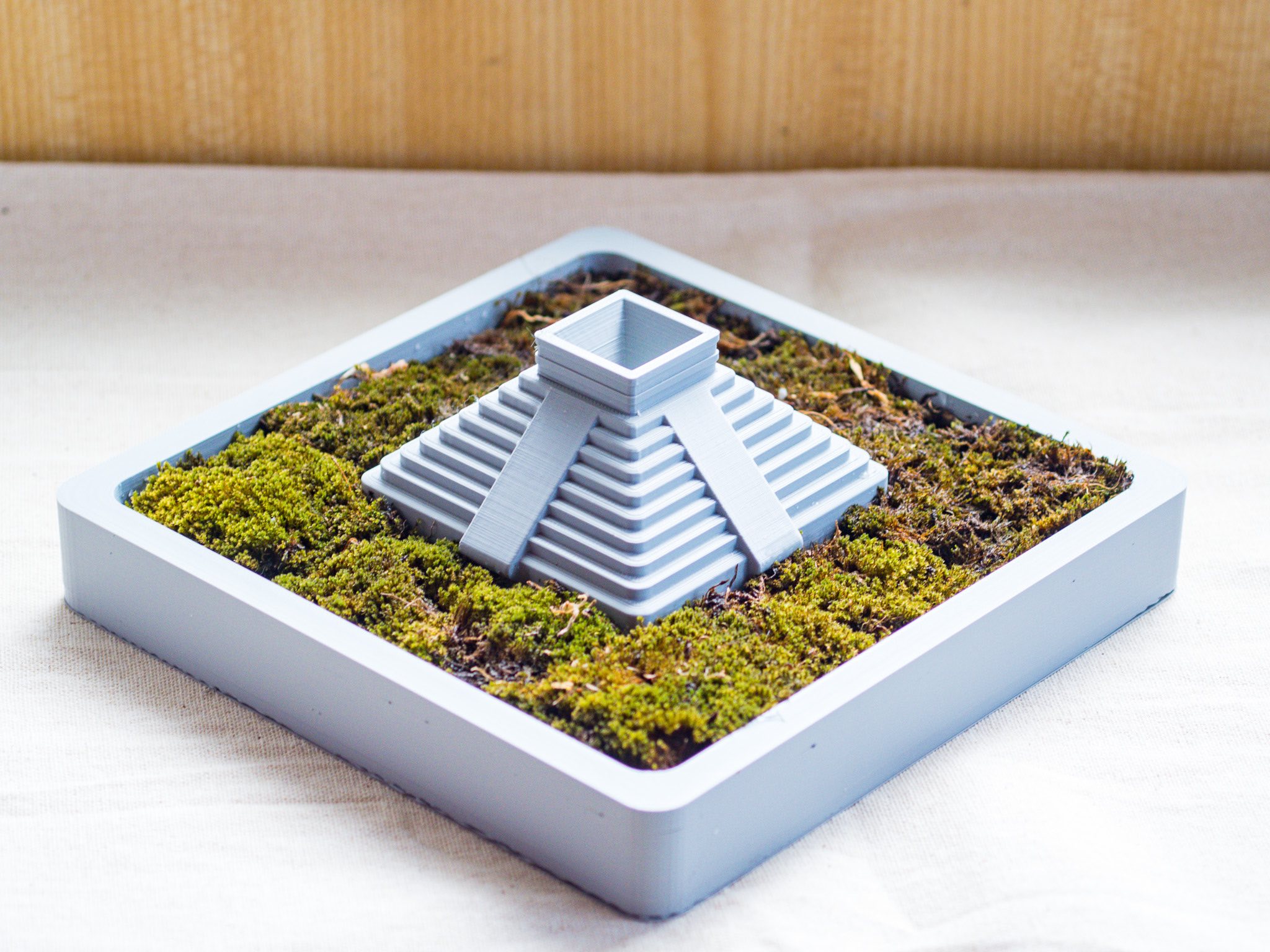 Planter of the Ancient Mayan Pyramid